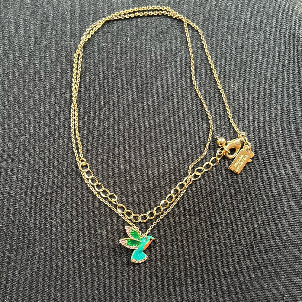 Kate Spade Gold Hummingbird Pendant Necklace